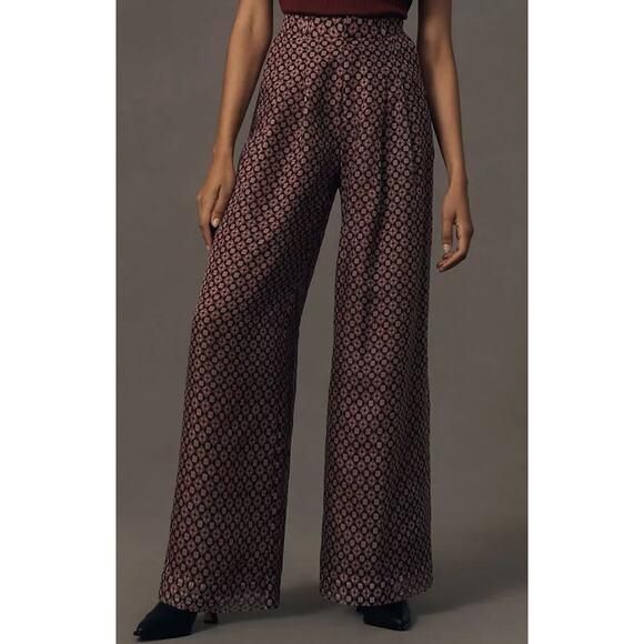 Maeve by Anthropologie Avery Wide Leg Trousers - Picture 3 of 12